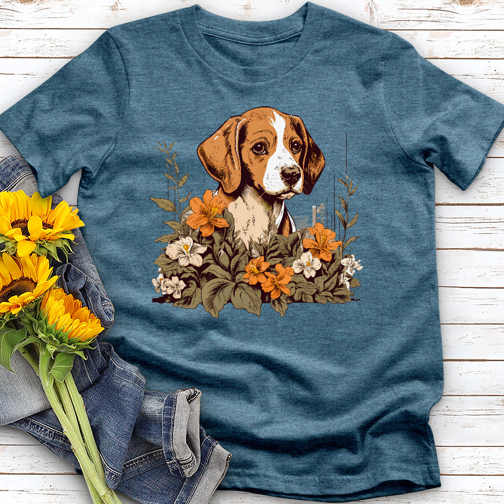 Curious Garden Dog Tee