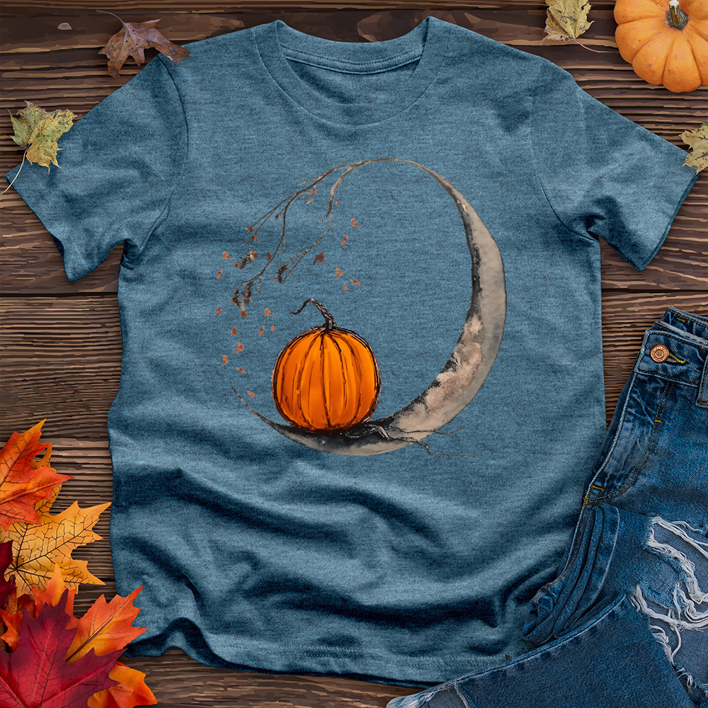 Moon and Pumpkin Tee