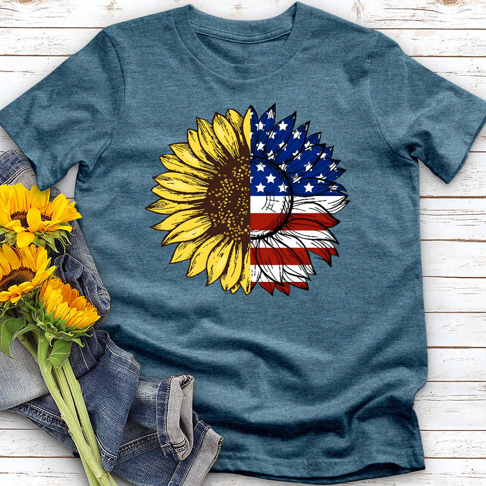 Patriot Sunflower Tee