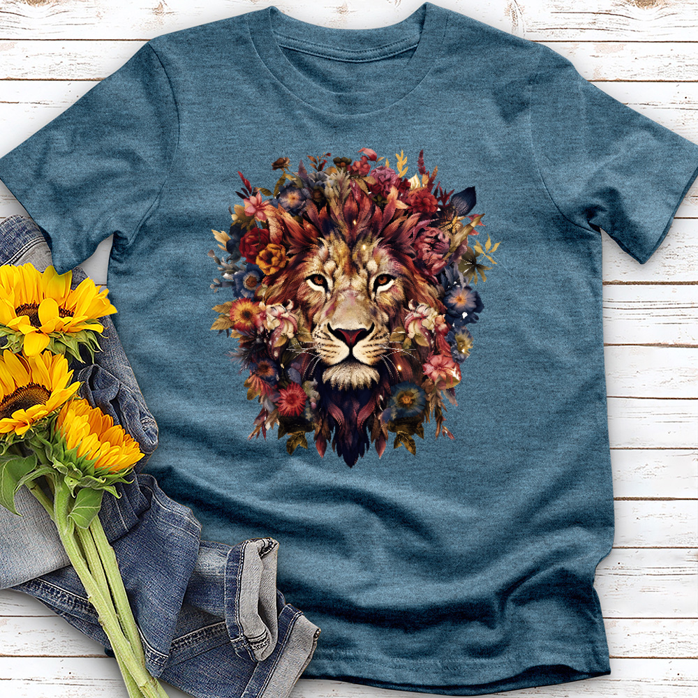 Floral Lion's Mane Tee