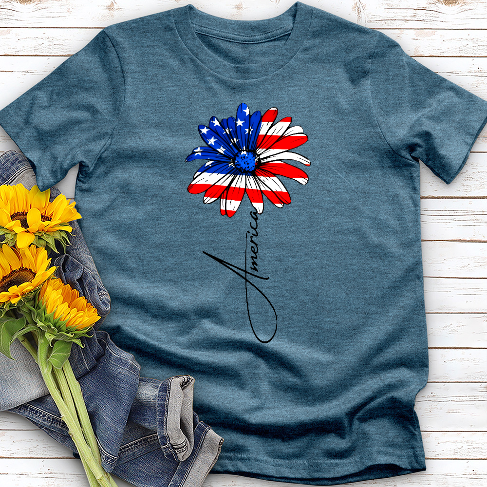 4th of July Daisy Tee
