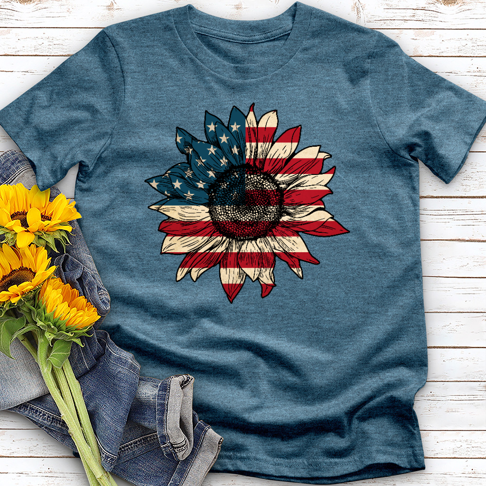 USA Sunflower Tee