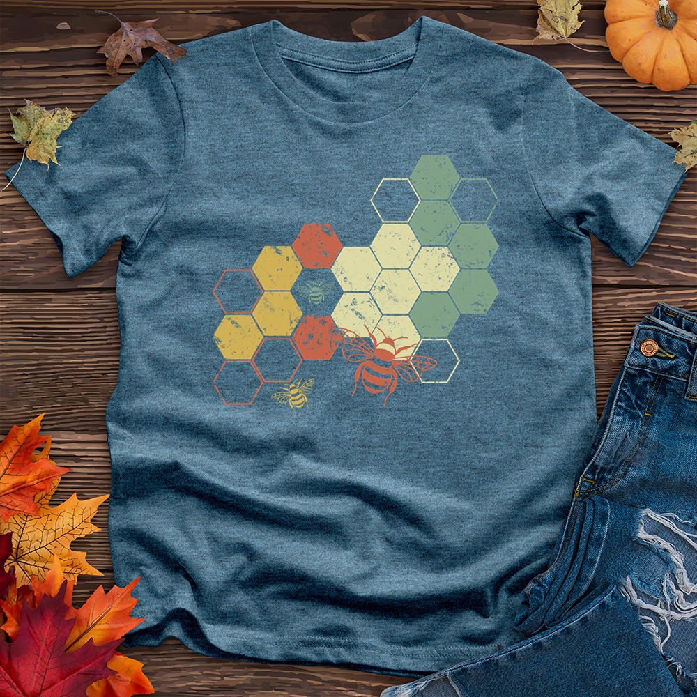 Rainbow Honeycomb Tee