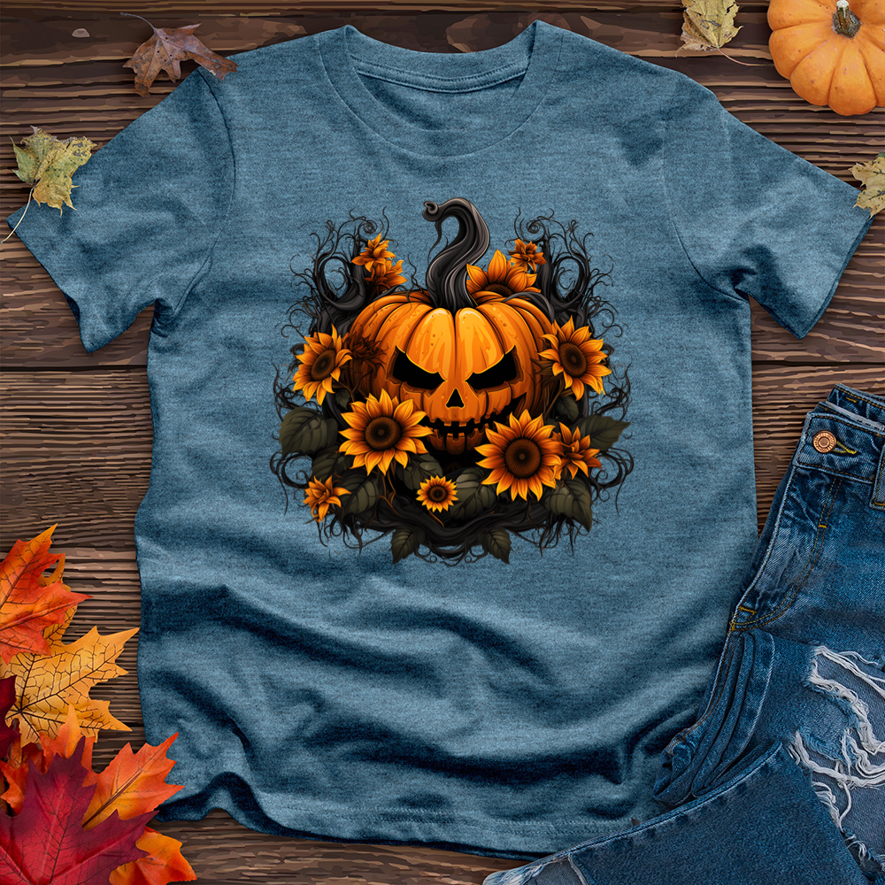 Sunflower Pumpkin Heathered Tee