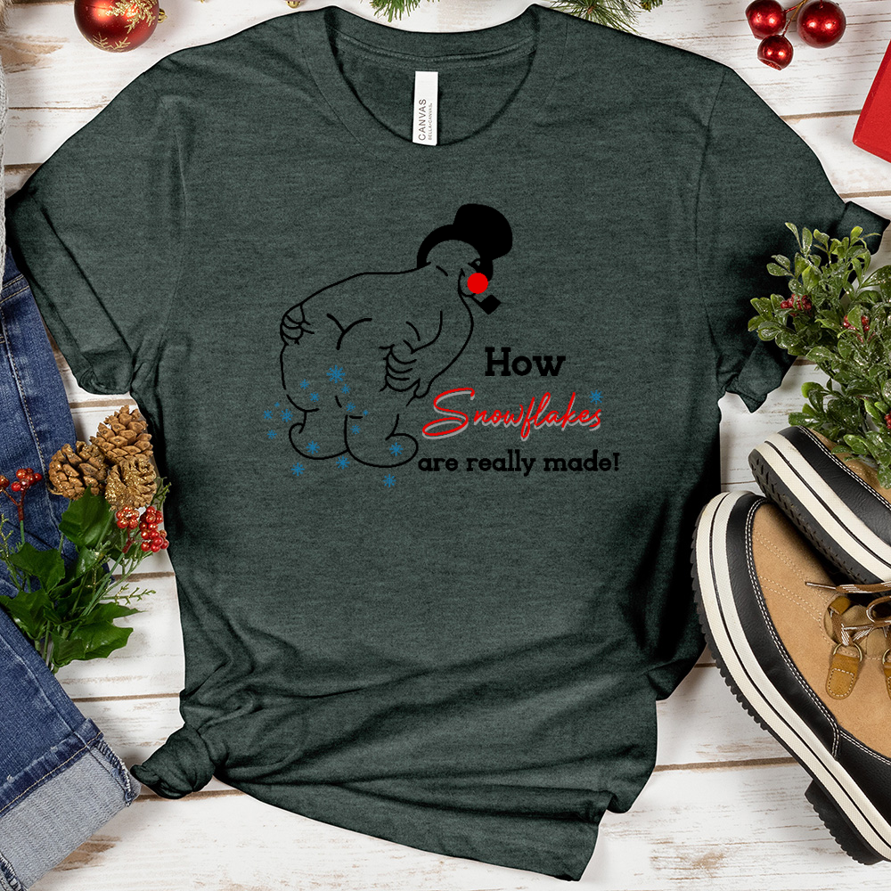 How Snowflakes Are Made Tee