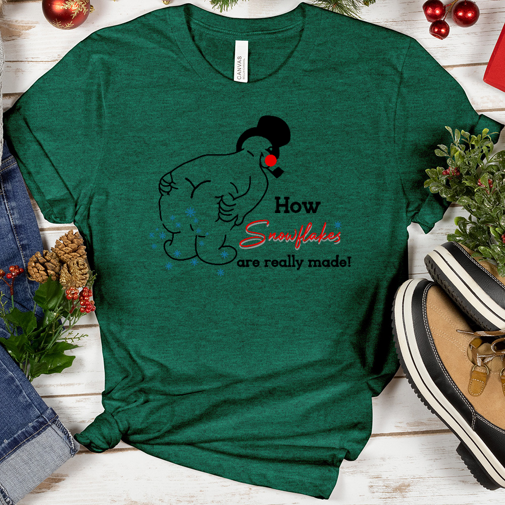How Snowflakes Are Made Tee