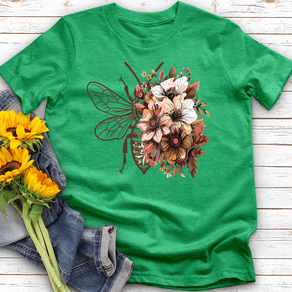 Bee Floral Softstyle Tee