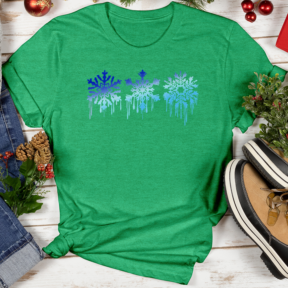Snowflake Drip Softstyle Tee