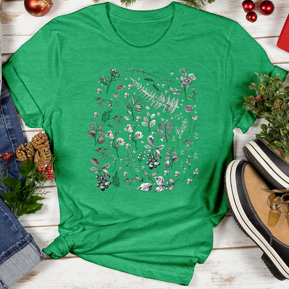 Frosty Botanical Garden Softstyle Tee