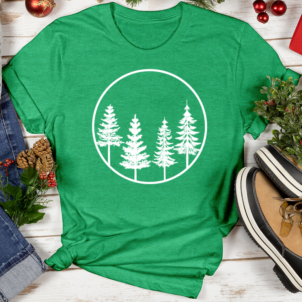 Evergreen Xmas Tree Softstyle Tee