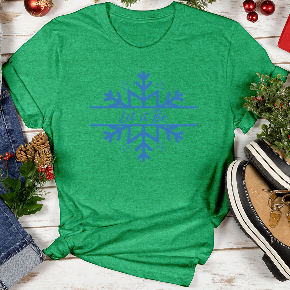 Snowflakes Let it Be Softstyle Tee