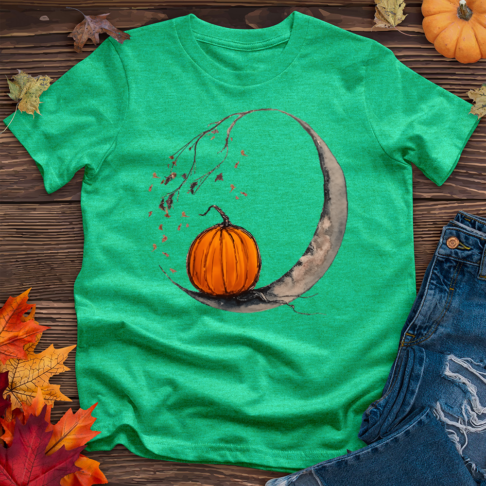 Moon and Pumpkin Tee