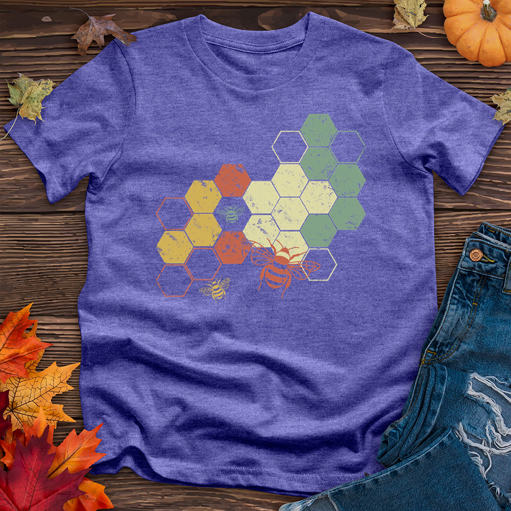 Rainbow Honeycomb Tee