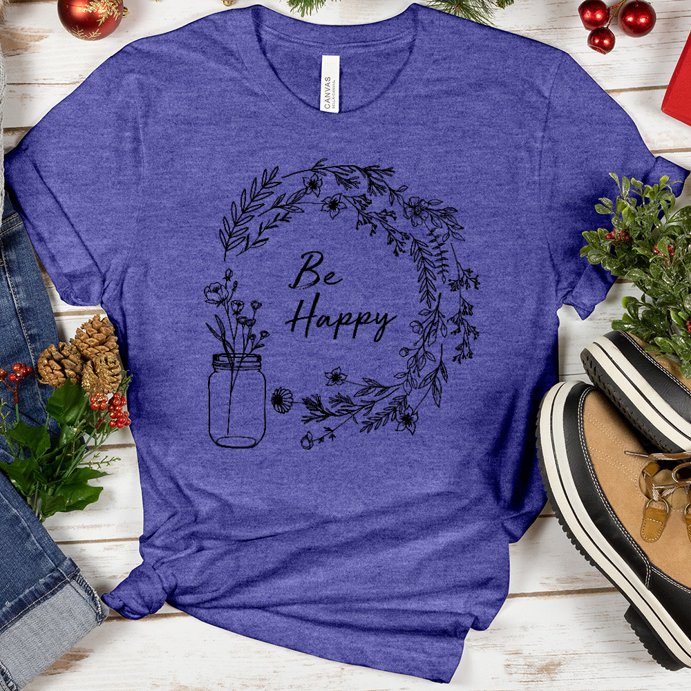 VIP Be Happy Floral Tee