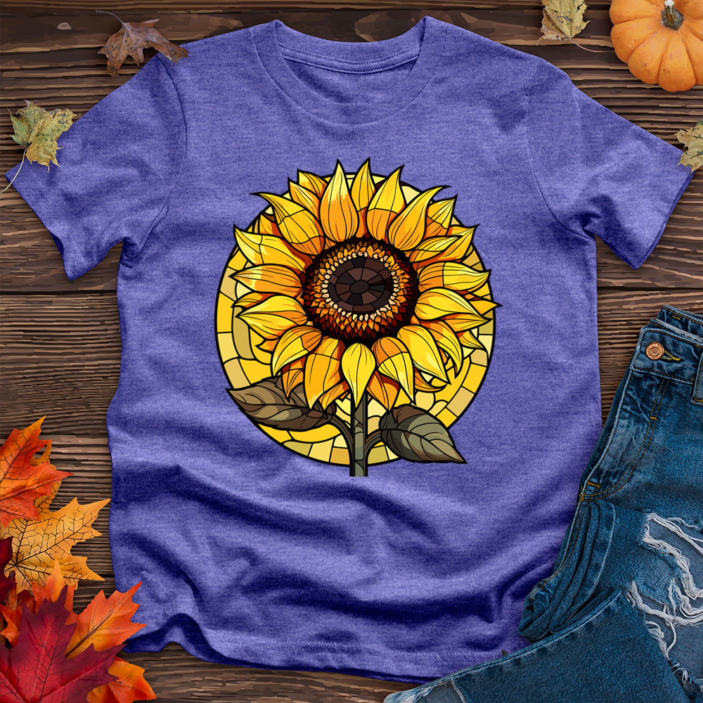 Stained Glass Sunflower Tee