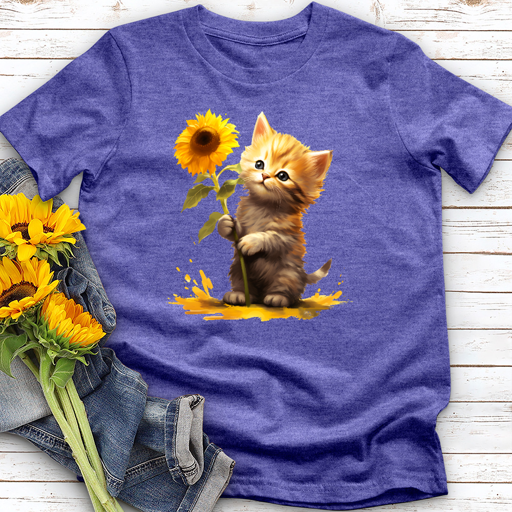 Sunflower Kitty Tee