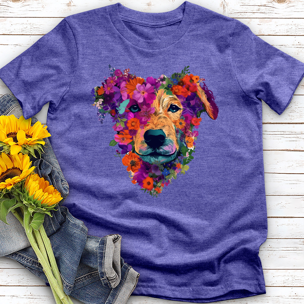 Floral Retriever Tee