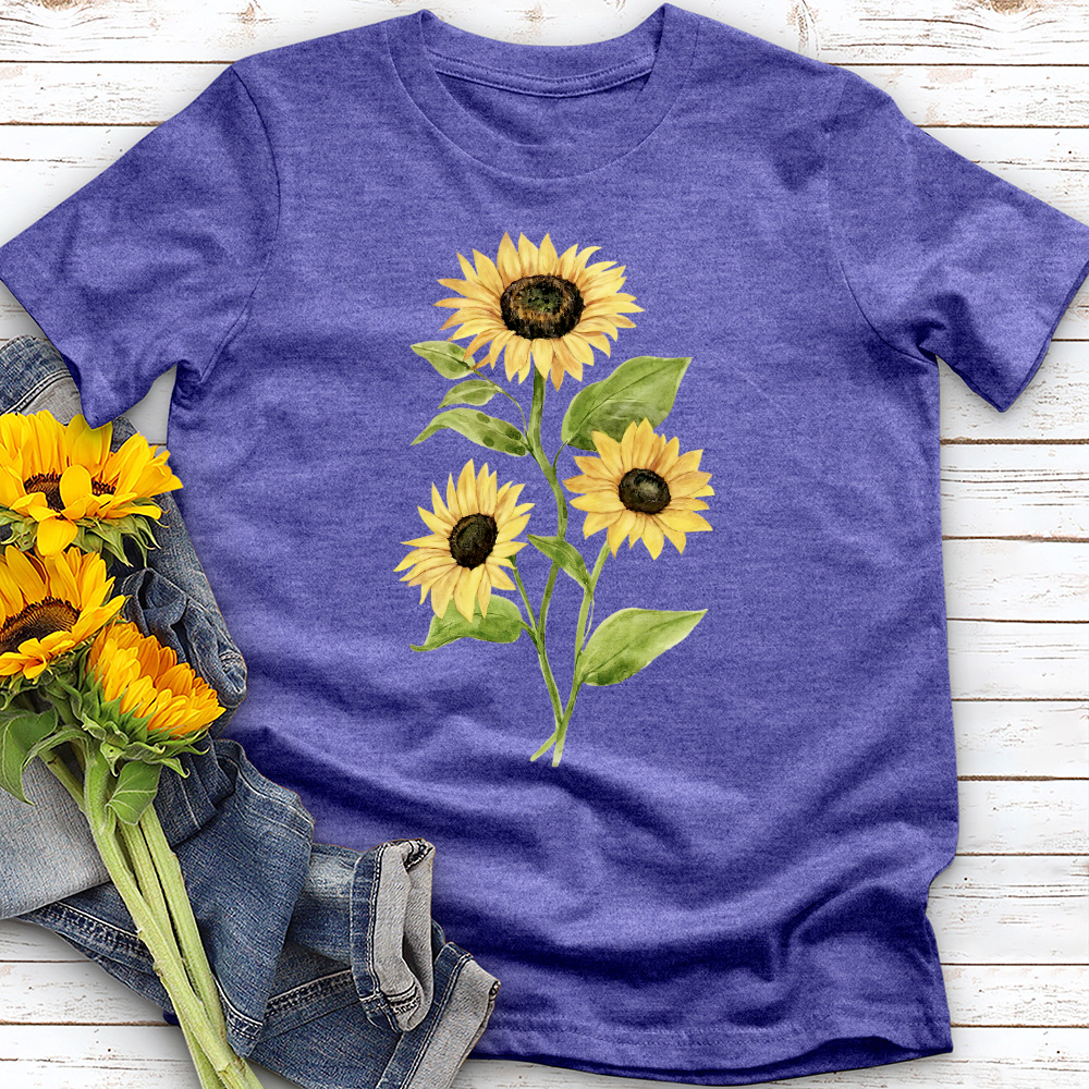 Sunflower Trio Design Tee