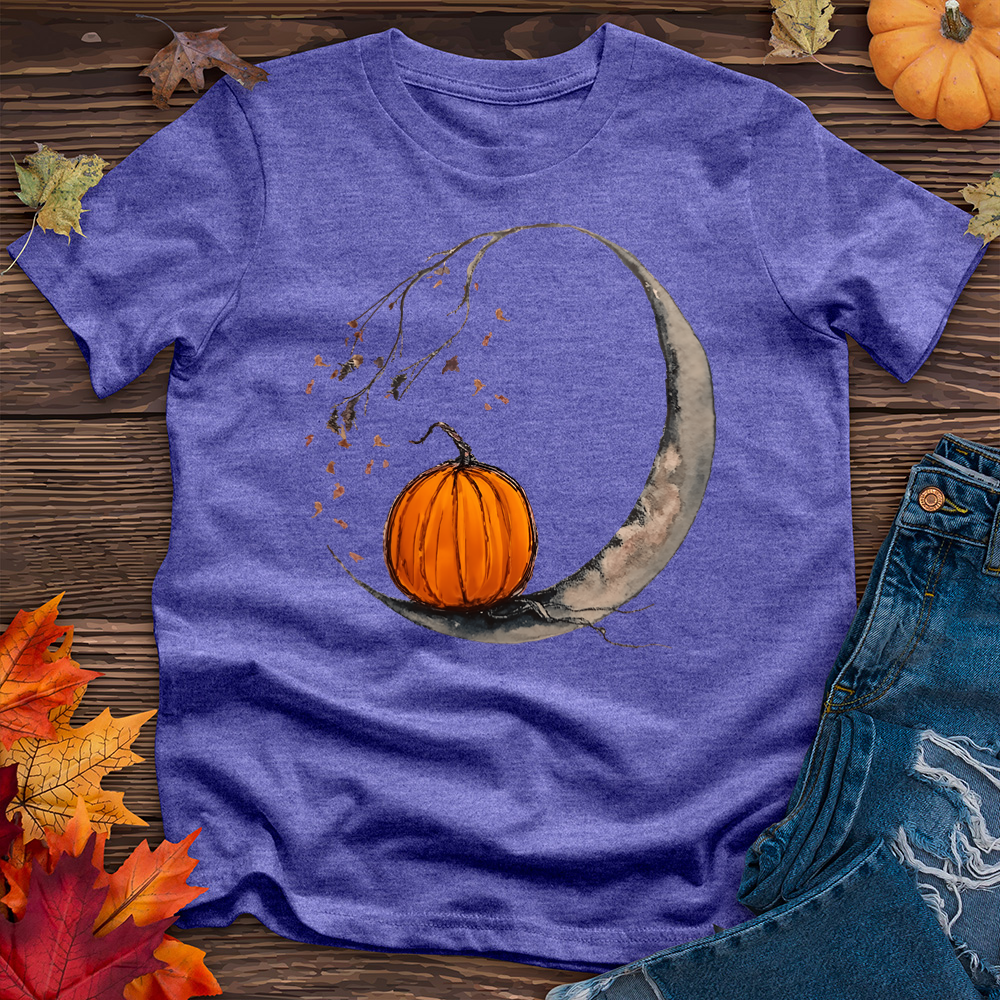 Moon and Pumpkin Tee