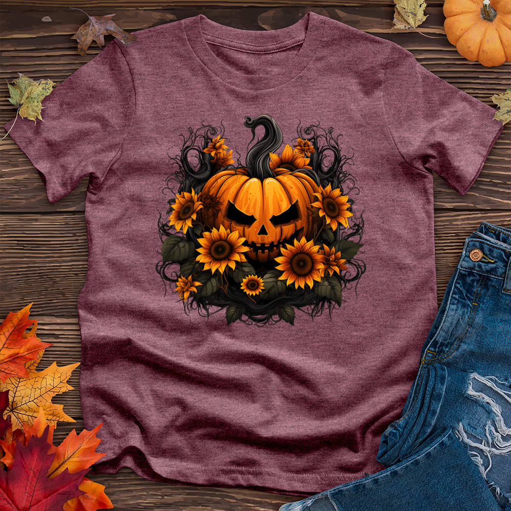 Sunflower Pumpkin Heathered Tee