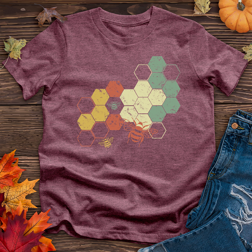 Rainbow Honeycomb Tee