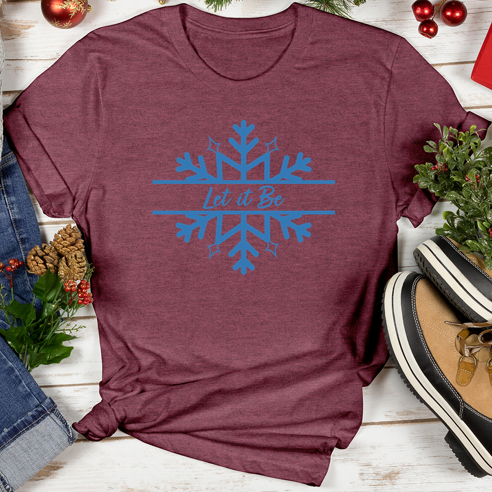 Snowflakes Let it Be Softstyle Tee