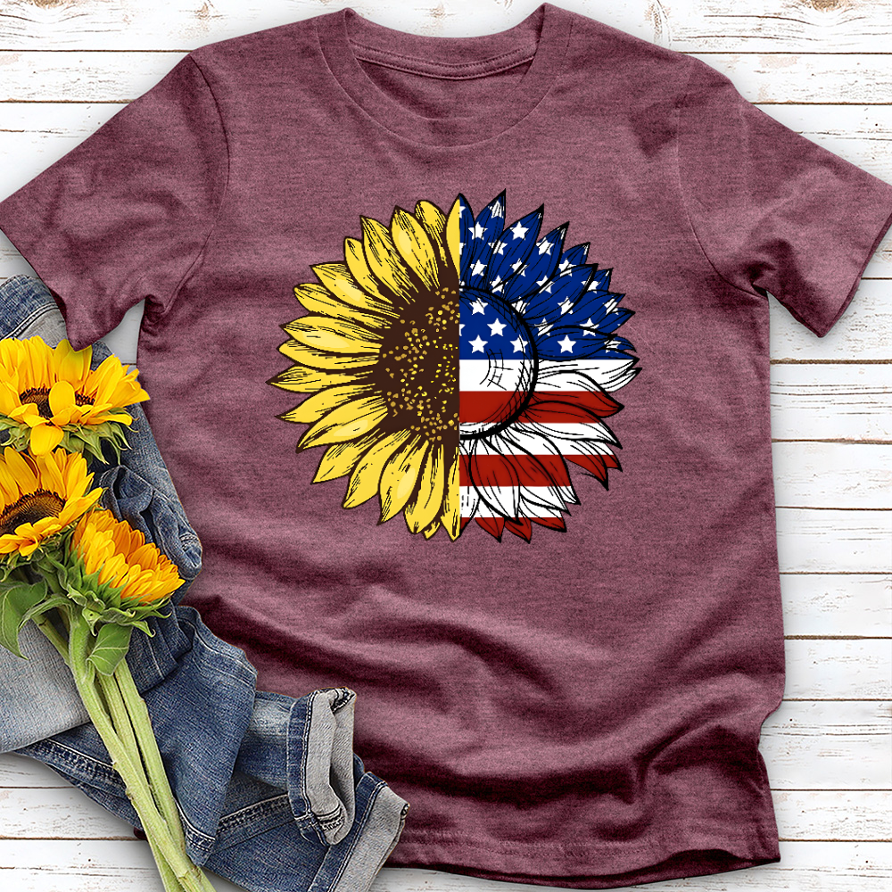 Patriot Sunflower Tee