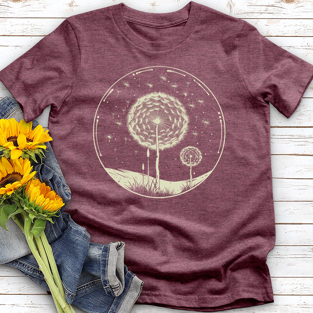 Midnight Dandelions Tee