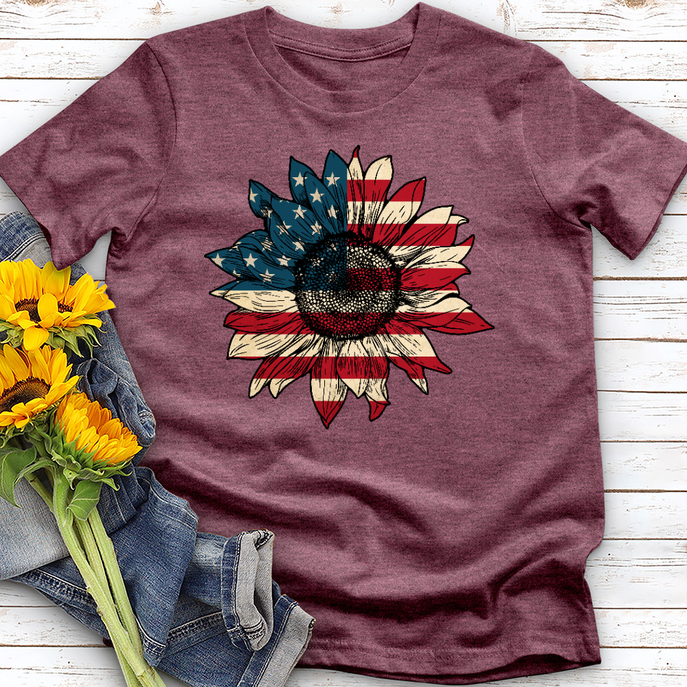 USA Sunflower Tee