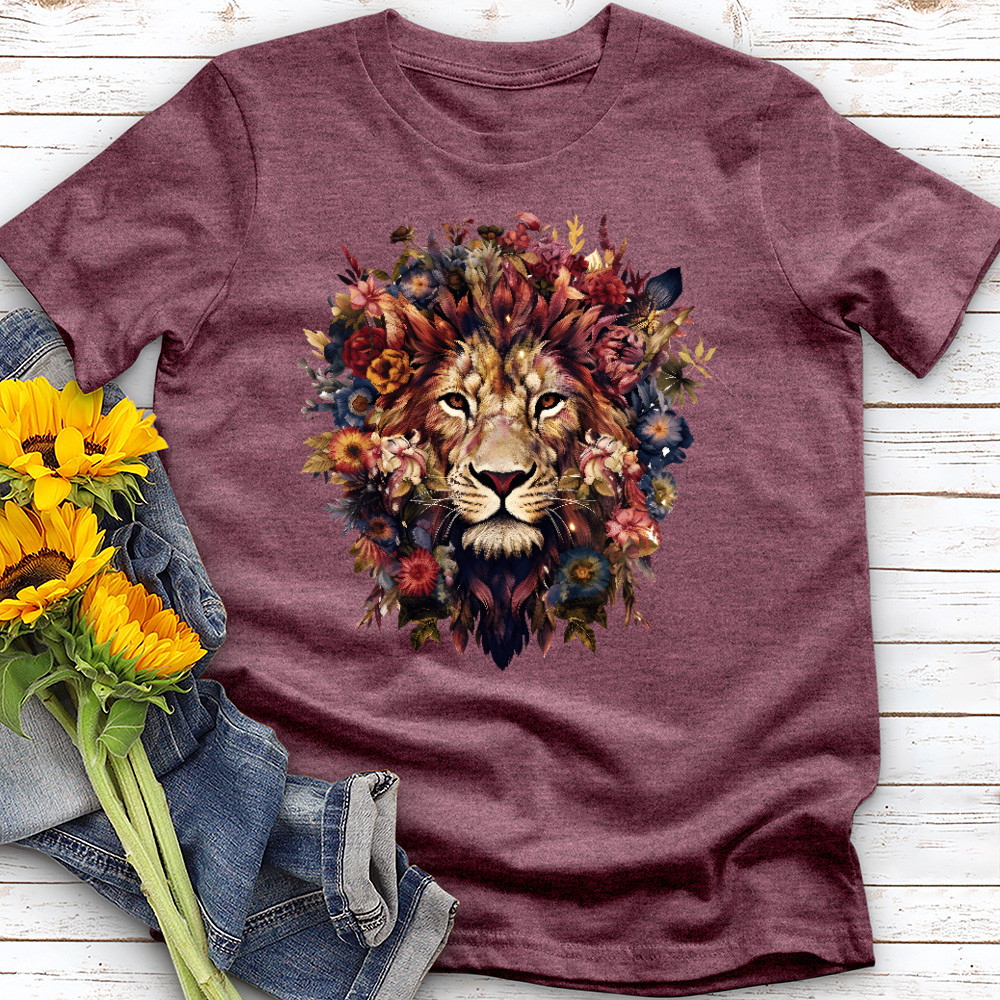 Floral Lion's Mane Tee