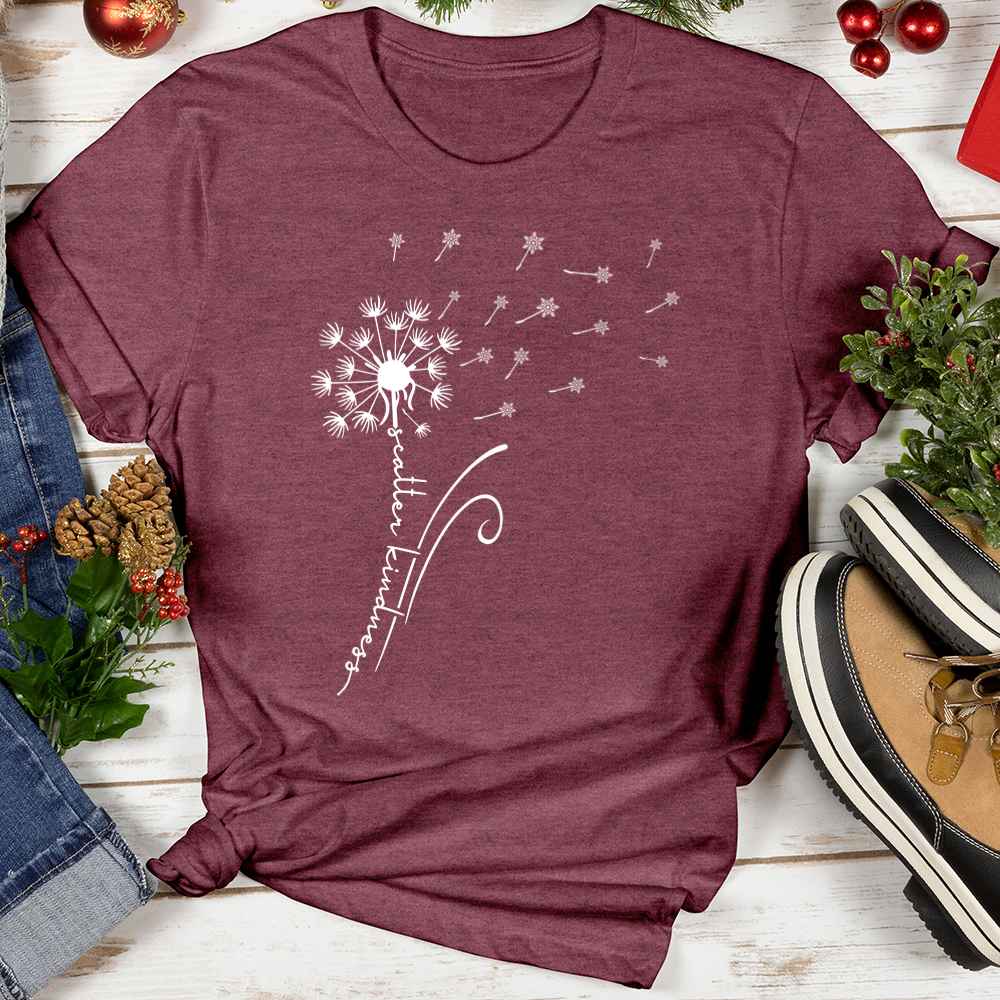 Kindness Dandelion Snowflakes Softstyle Tee