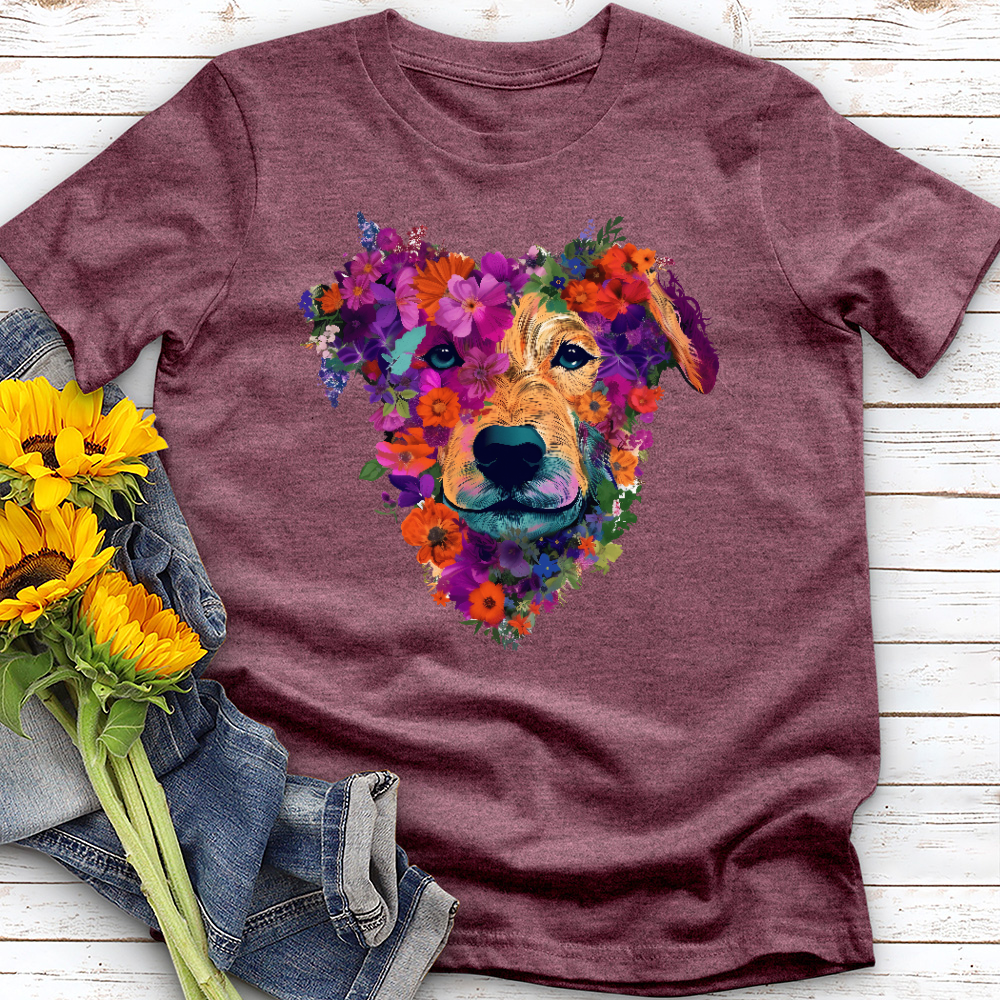 Floral Retriever Tee