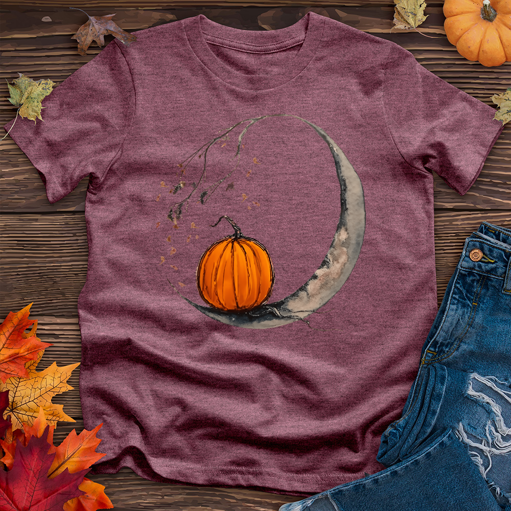 Moon and Pumpkin Tee