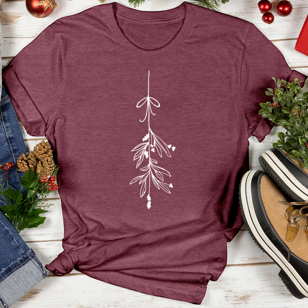 Artistic Mistletoe Softstyle Tee