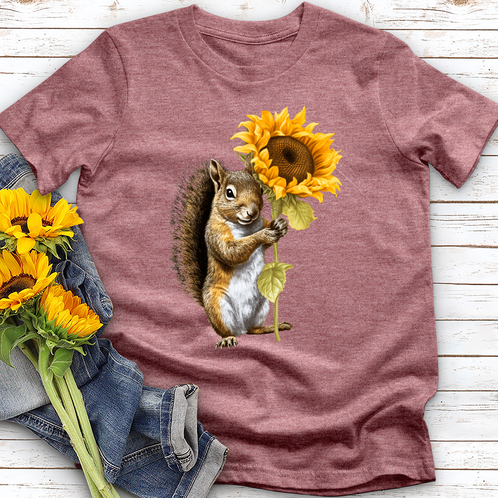 Sunflower Squirrel Tee