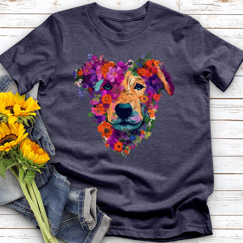 Floral Retriever Tee