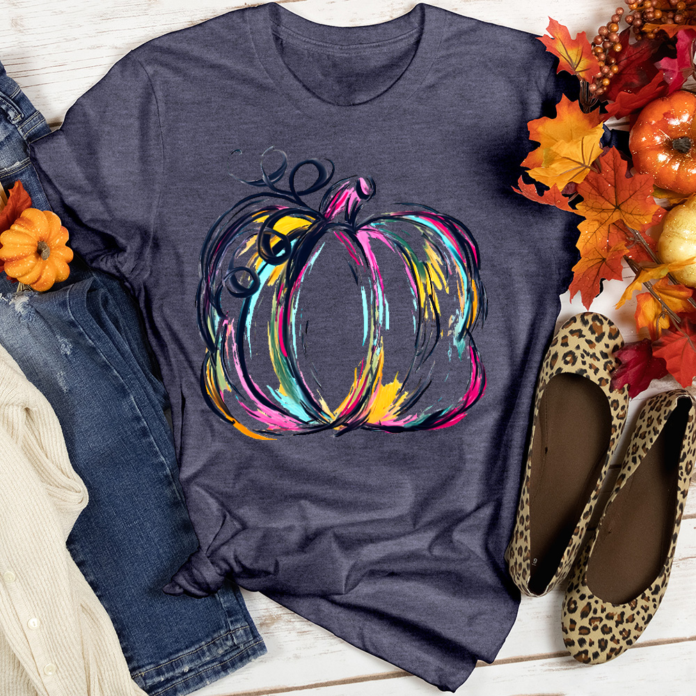Artistic Pumpkin Tee