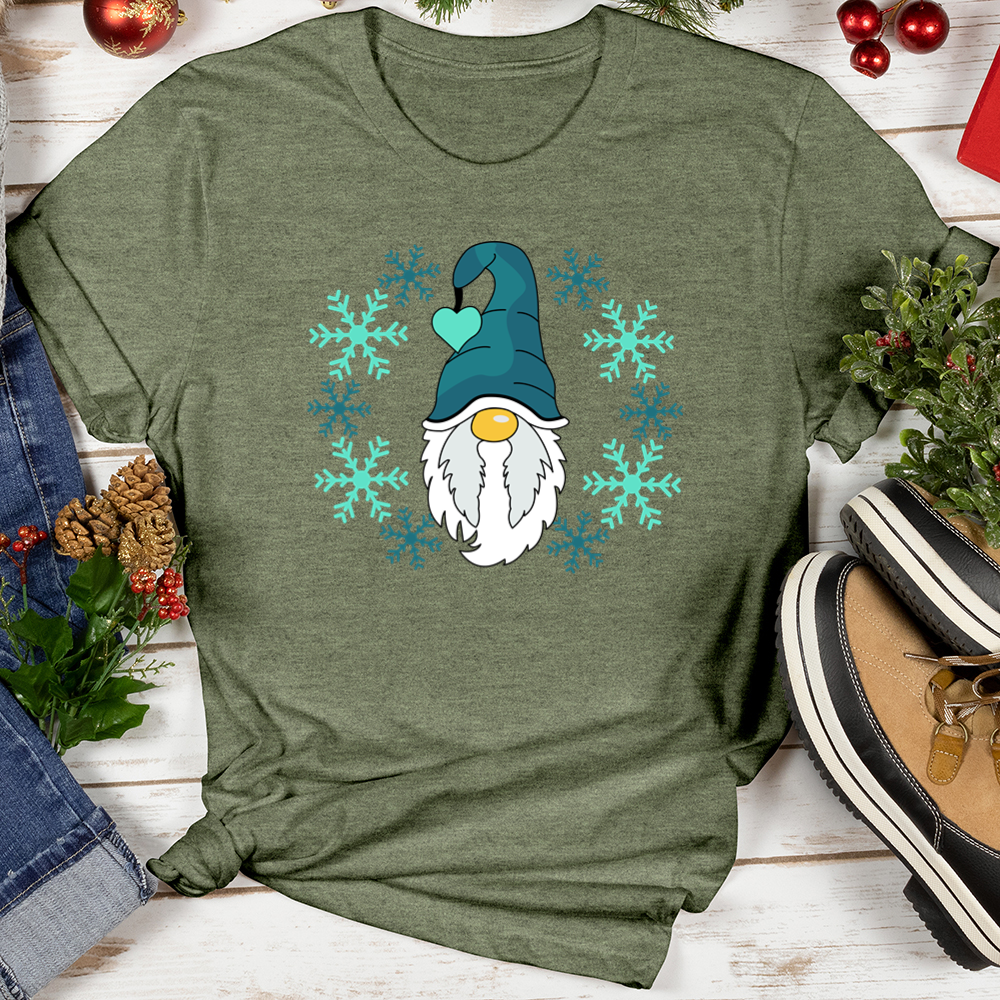 Snowfall Gnome Softstyle Tee