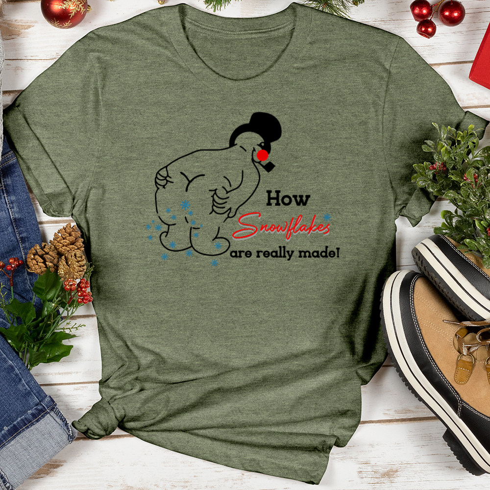 How Snowflakes are Made Softstyle Tee