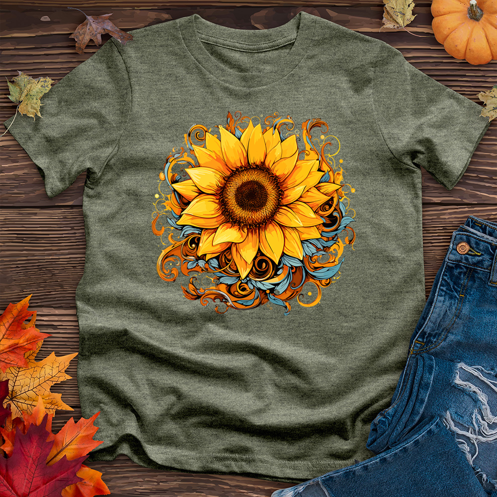 Rippling Sunflower Tee