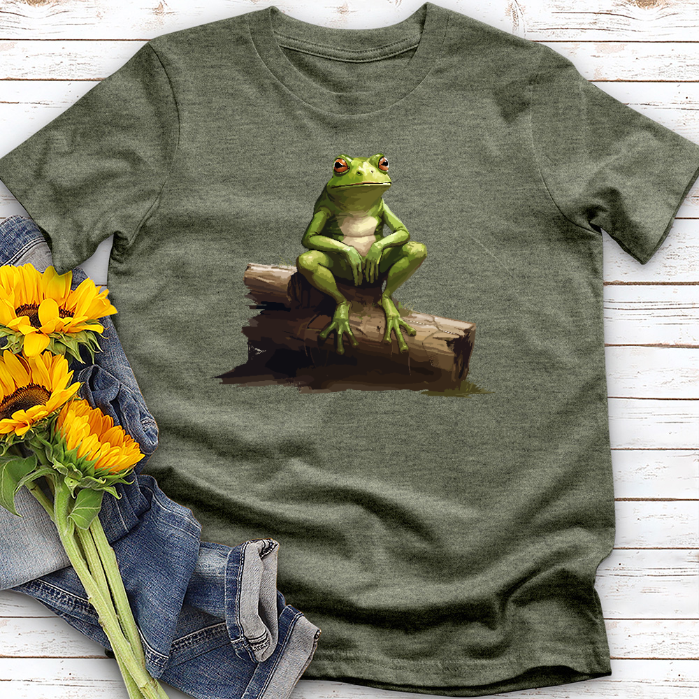 A Frog on A Log Tee