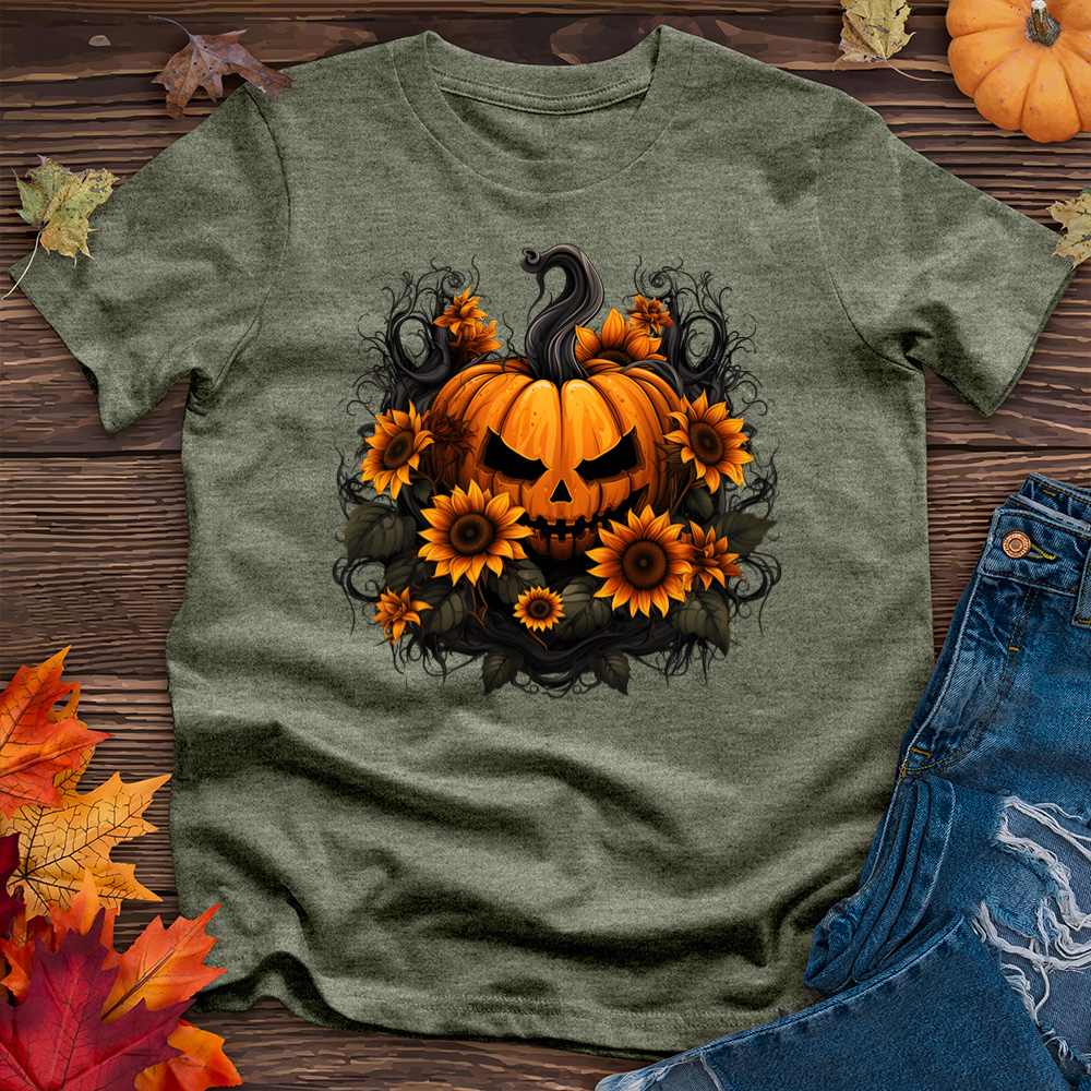 Sunflower Pumpkin Heathered Tee