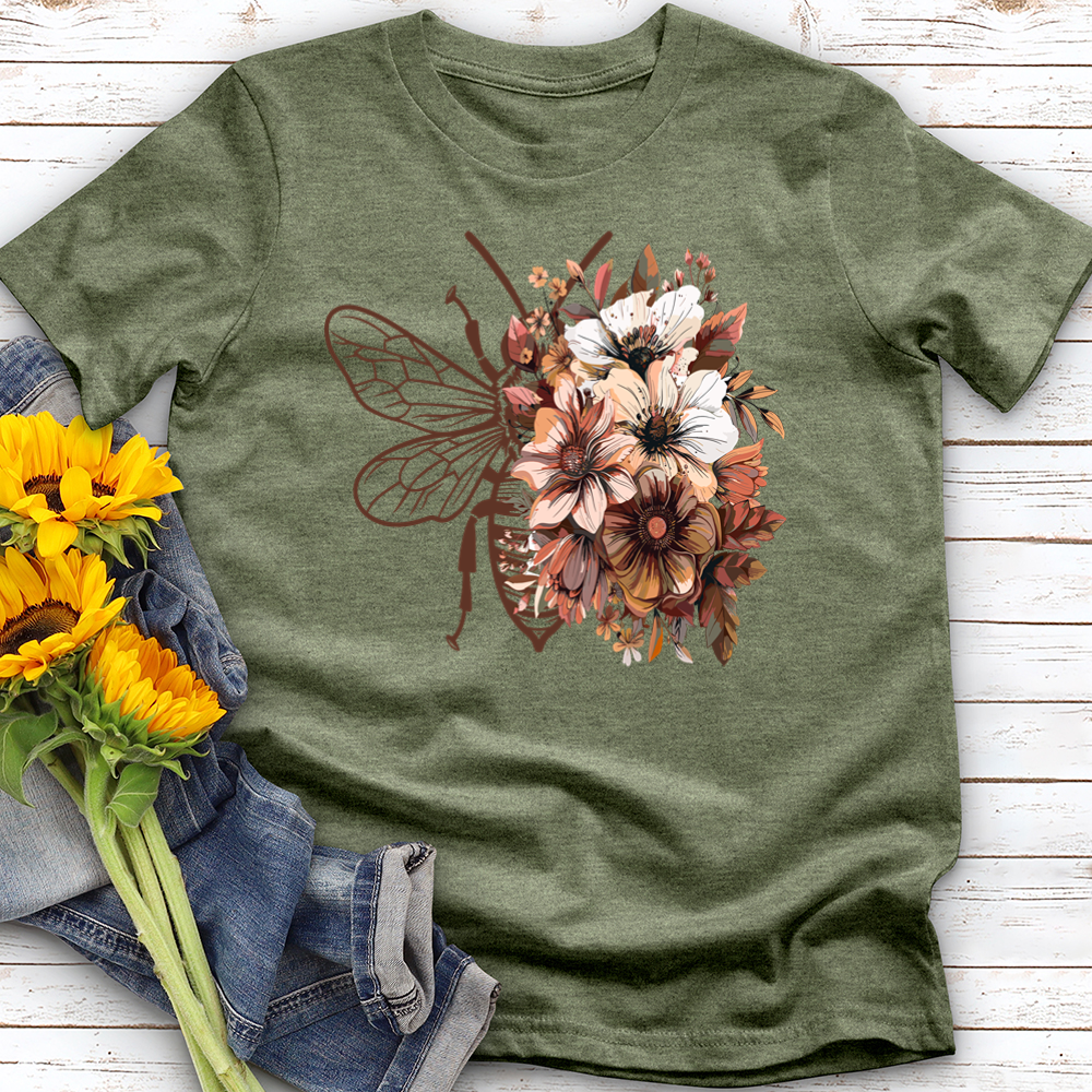 Bee Floral Softstyle Tee