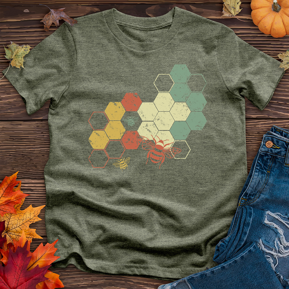 Rainbow Honeycomb Tee