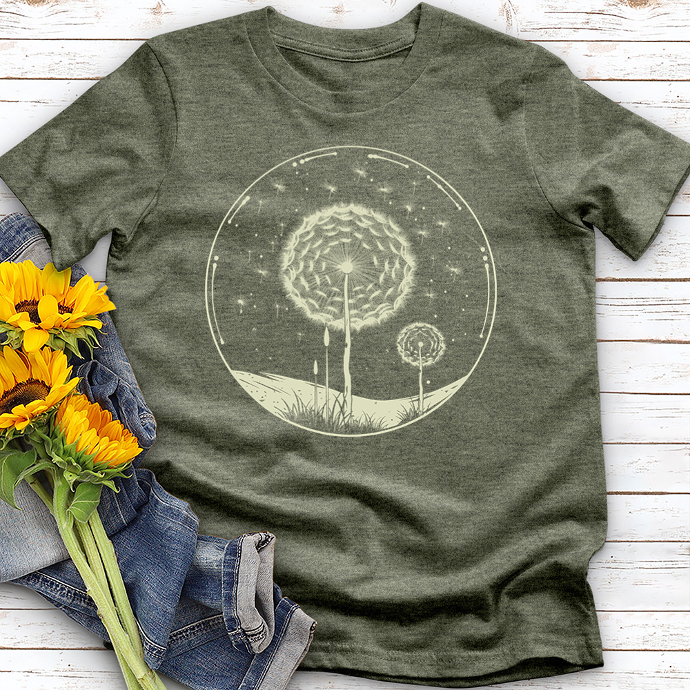 Midnight Dandelions Tee