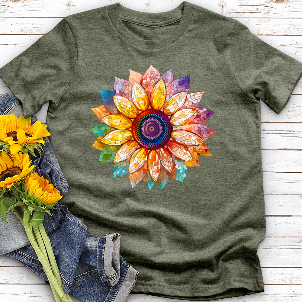 Colorful Sunflower Tee
