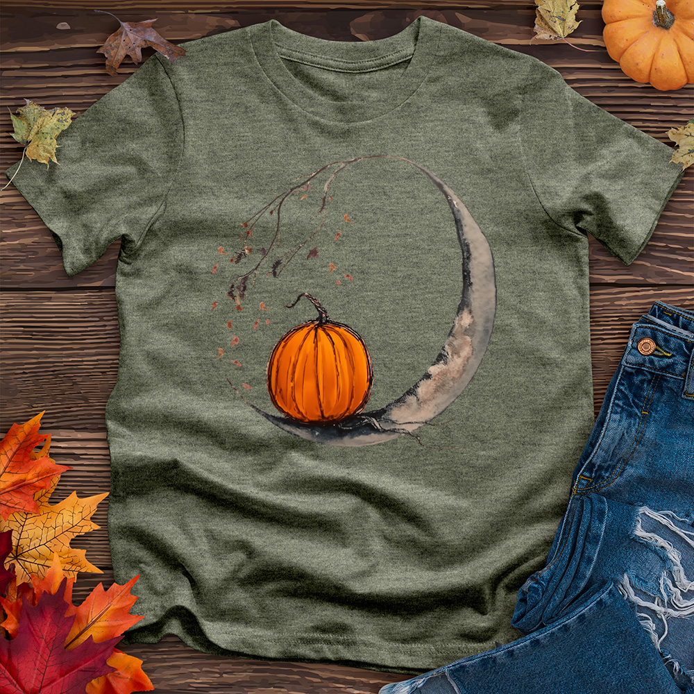 Moon and Pumpkin Tee