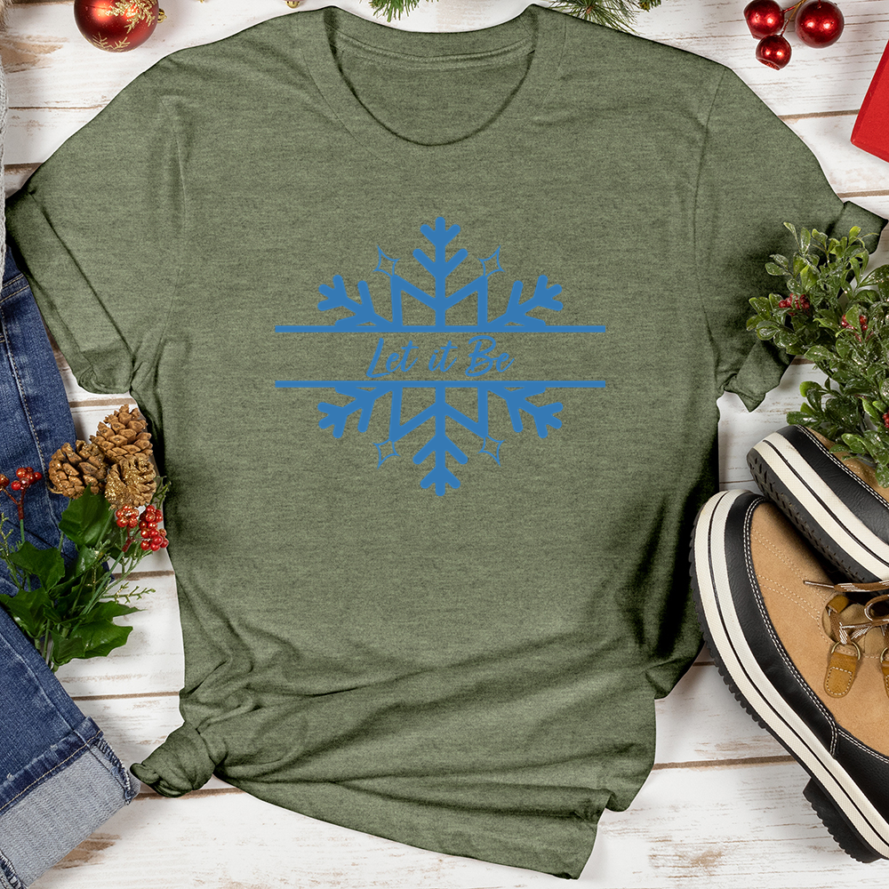 Snowflakes Let it Be Softstyle Tee
