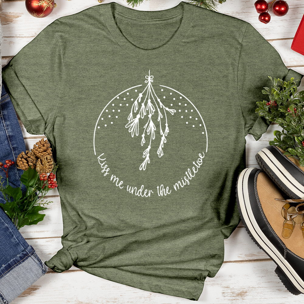 Kiss me Under the Mistletoe Softstyle Tee