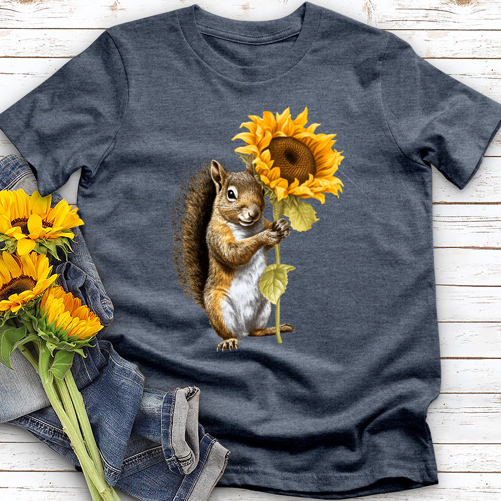 Sunflower Squirrel Tee